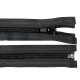 Nylon zipper, no 5, open-end 30 cm jacket - Black (10 Pieces) Nylon zipper, no 5, open-end 30 cm jacket - Black (10 Pieces)