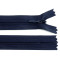 Fermeture éclair invisible no 3, longueur 18 cm - Bleu fonçé (1 Pièce)