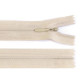 Invisible zipper no 3, length 18 cm - Cream lightest (50 Pieces) Invisible zipper no 3, length 18 cm - Cream lightest (50 Pieces)