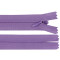 Invisible zipper no 3, length 18 cm - Blackviolet lig. (1 Piece)