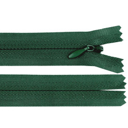 Invisible zipper no 3, length 18 cm - Spruce green (1 Piece)