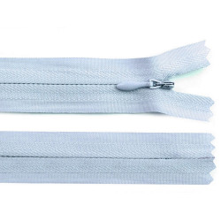 Invisible zipper no 3, length 20 cm - Blue ice (1 Piece)