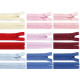 Invisible zipper no 3, length 22 cm - Red (1 Piece)