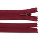 Invisible zipper no 3, length 22 cm - Red (1 Piece)