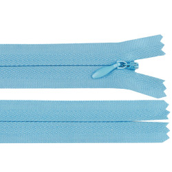 Invisible zipper no 3, length 25 cm - Baby blue (1 Piece)