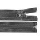 Water resistant nylon zipper, no 7, length 65 cm - Black (1 Piece) Water resistant nylon zipper, no 7, length 65 cm - Black (1 Piece)