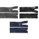 Water resistant nylon zipper, no 7, length 65 cm - Black (1 Piece) Water resistant nylon zipper, no 7, length 65 cm - Black (1 Piece)