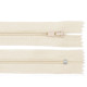 Nylon zipper, no 3, length 35 cm pinlock - Cream lightest (1 Piece) Nylon zipper, no 3, length 35 cm pinlock - Cream lightest (1 Piece)