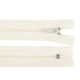 Cerniera in nylon, n. 3, lunghezza: 40 cm, con pinlock - Crema (10 Pezzi) Cerniera in nylon, n. 3, lunghezza: 40 cm, con pinlock - Crema (10 Pezzi)
