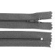 Cerniera in nylon, n. 3, lunghezza: 45 cm, con pinlock - Bianco (50 Pezzi) Cerniera in nylon, n. 3, lunghezza: 45 cm, con pinlock - Bianco (50 Pezzi)
