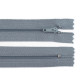 Cerniera in nylon, n. 3, lunghezza: 45 cm, con pinlock - Bianco (50 Pezzi) Cerniera in nylon, n. 3, lunghezza: 45 cm, con pinlock - Bianco (50 Pezzi)