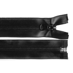 Water resistant coil zipper, no 7, length 70 cm - Black (1 Piece)