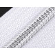 Nylon zipper with silver teeth no 7, length 65 cm - Red (25 Pieces) Nylon zipper with silver teeth no 7, length 65 cm - Red (25 Pieces)