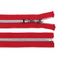 Nylon zipper with silver teeth no 7, length 65 cm - Red (25 Pieces) Nylon zipper with silver teeth no 7, length 65 cm - Red (25 Pieces)