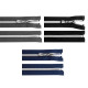 Nylon zipper with silver teeth no 7, length 80 cm - Black (1 Piece) Nylon zipper with silver teeth no 7, length 80 cm - Black (1 Piece)
