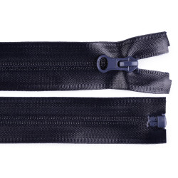 Water resistant nylon zipper, no 7, length 80 cm - Blue dark (1 Piece)