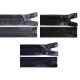 Water resistant nylon zipper, no 7, length 80 cm - Dark grey (1 Piece) Water resistant nylon zipper, no 7, length 80 cm - Dark grey (1 Piece)