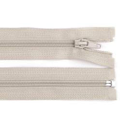 Nylon zipper, no 5, length 90 cm jacket - Cream (1 Piece)