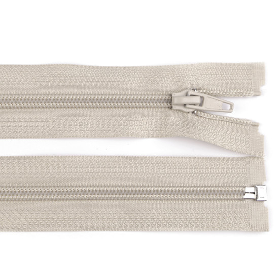 Nylon zipper, no 5, length 90 cm jacket - Cream (1 Piece) Nylon zipper, no 5, length 90 cm jacket - Cream (1 Piece)
