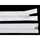 Nylon zipper, no 5, length 100 cm jacket - White (1 Piece) Nylon zipper, no 5, length 100 cm jacket - White (1 Piece)