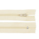 Nylon zipper no 3, length 12 cm autolock - Cream lightest (10 Pieces) Nylon zipper no 3, length 12 cm autolock - Cream lightest (10 Pieces)