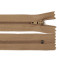 Nylon zipper no 3, length 12 cm autolock - Beige (1 Piece)