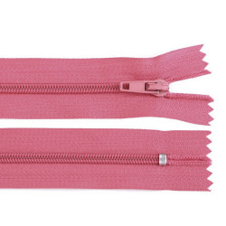 Nylon zipper no 3, length 12 cm autolock - Baby pink (1 Piece)