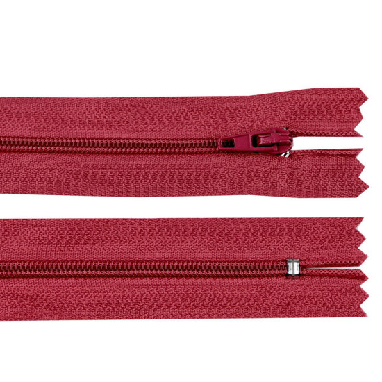 Nylon zipper no 3, length 12 cm autolock - Cream lightest (10 Pieces) Nylon zipper no 3, length 12 cm autolock - Cream lightest (10 Pieces)