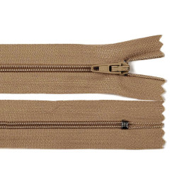 Nylon zipper no 3, length 14 cm autolock - Beige (1 Piece)