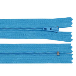 Nylon zipper no 3, length 14 cm autolock - Rich blue (1 Piece)