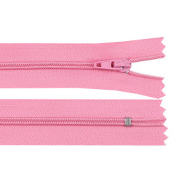 Nylon zipper no 3, length 16 cm autolock - Baby pink (1 Piece)