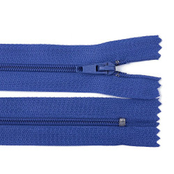 Nylon zipper no 3, length 16 cm autolock - Blue sapphire (1 Piece)