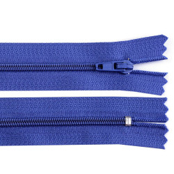 Nylon zipper no 3, length 16 cm autolock - King blue (1 Piece)