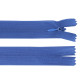 Invisible nylon zipper no 3, length 50 cm, dederon - Azure blue (1 Piece) Invisible nylon zipper no 3, length 50 cm, dederon - Azure blue (1 Piece)