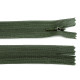 Invisible nylon zipper no 3, length 50 cm, dederon - Azure blue (1 Piece) Invisible nylon zipper no 3, length 50 cm, dederon - Azure blue (1 Piece)