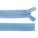 Invisible nylon zipper no 3, length 50 cm, dederon - Azure blue (1 Piece) Invisible nylon zipper no 3, length 50 cm, dederon - Azure blue (1 Piece)