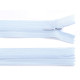 Invisible nylon zipper no 3, length 50 cm, dederon - Azure blue (1 Piece) Invisible nylon zipper no 3, length 50 cm, dederon - Azure blue (1 Piece)