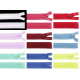 Invisible nylon zipper no 3, length 50 cm, dederon - Azure blue (1 Piece) Invisible nylon zipper no 3, length 50 cm, dederon - Azure blue (1 Piece)