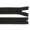 Nylon / coil zipper no 5, length 125 cm, 150 cm - Black (1 Piece)