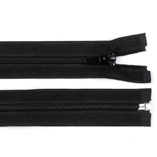 Nylon / coil zipper no 5, length 200 cm, 220 cm - Black (5 Pieces) Nylon / coil zipper no 5, length 200 cm, 220 cm - Black (5 Pieces)