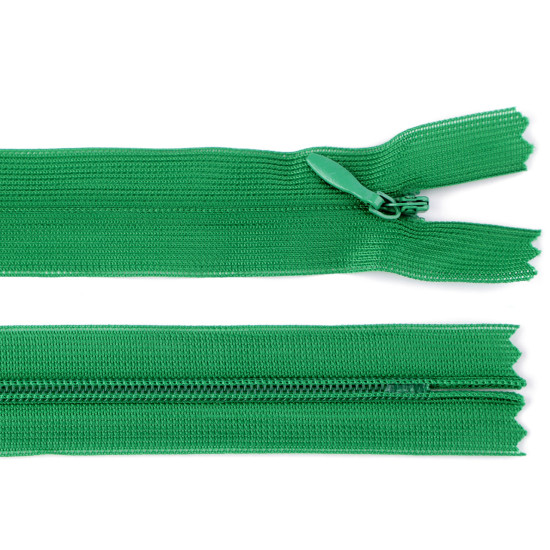 Zamek spiralny kryty no 3 długość 40 cm dederon - Czarny (1 Sztuka) Zamek spiralny kryty no 3 długość 40 cm dederon - Czarny (1 Sztuka)