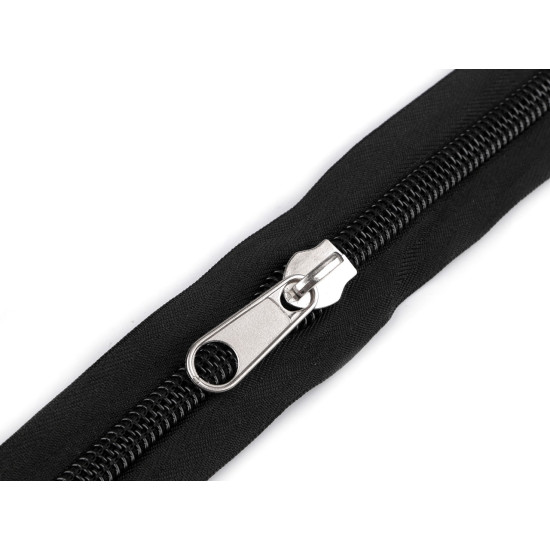 Nylon tent zipper no 10, with double sided slider, length 195 cm - Black (1 Piece) Nylon tent zipper no 10, with double sided slider, length 195 cm - Black (1 Piece)