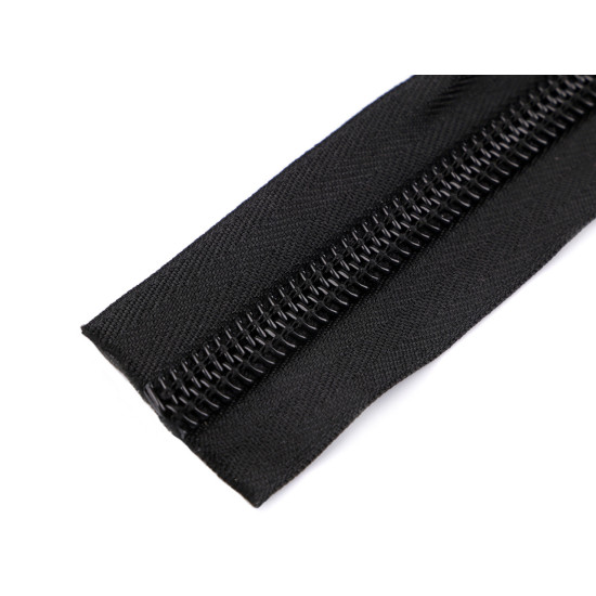 Nylon tent zipper no 10, with double sided slider, length 195 cm - Black (1 Piece) Nylon tent zipper no 10, with double sided slider, length 195 cm - Black (1 Piece)