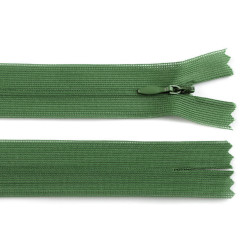Zamek spiralny kryty no 3 długość 30 cm dederon - Butelkowaziel. (1 Sztuka)