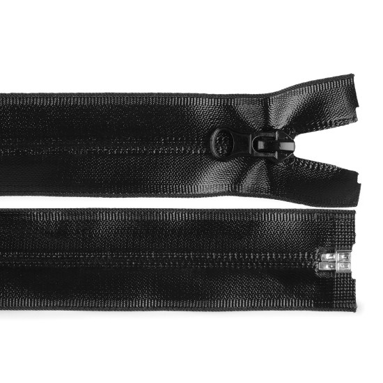 Vodeodolný zips no 7 dĺžka 90 cm špirálový - Čierna (1 Kus) Vodeodolný zips no 7 dĺžka 90 cm špirálový - Čierna (1 Kus)