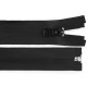Nylon / coil zipper no 7, length 65 cm, matte, water-resistant - Black (1 Piece) Nylon / coil zipper no 7, length 65 cm, matte, water-resistant - Black (1 Piece)