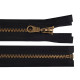 Old brass zipper no 5, length 75 cm jacket - Chocolate (10 Pieces) Old brass zipper no 5, length 75 cm jacket - Chocolate (10 Pieces)