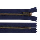Metal zipper ykk no 5 length 18 cm old brass (jeans) - Black (1 Piece) Metal zipper ykk no 5 length 18 cm old brass (jeans) - Black (1 Piece)