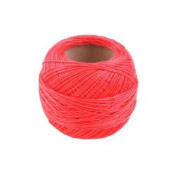 Kordonek / nici perlovka nitarna - Poppy red (10 Sztuki)