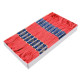 Cotton embroidery thread mouline niťárna - Fiery red (24 Pieces) Cotton embroidery thread mouline niťárna - Fiery red (24 Pieces)